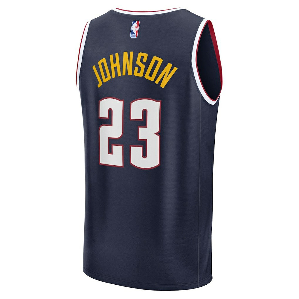 Fanatics - Cameron Johnson Denver Nuggets Youth Fast Break Replica Jersey - Navy - Icon Edition