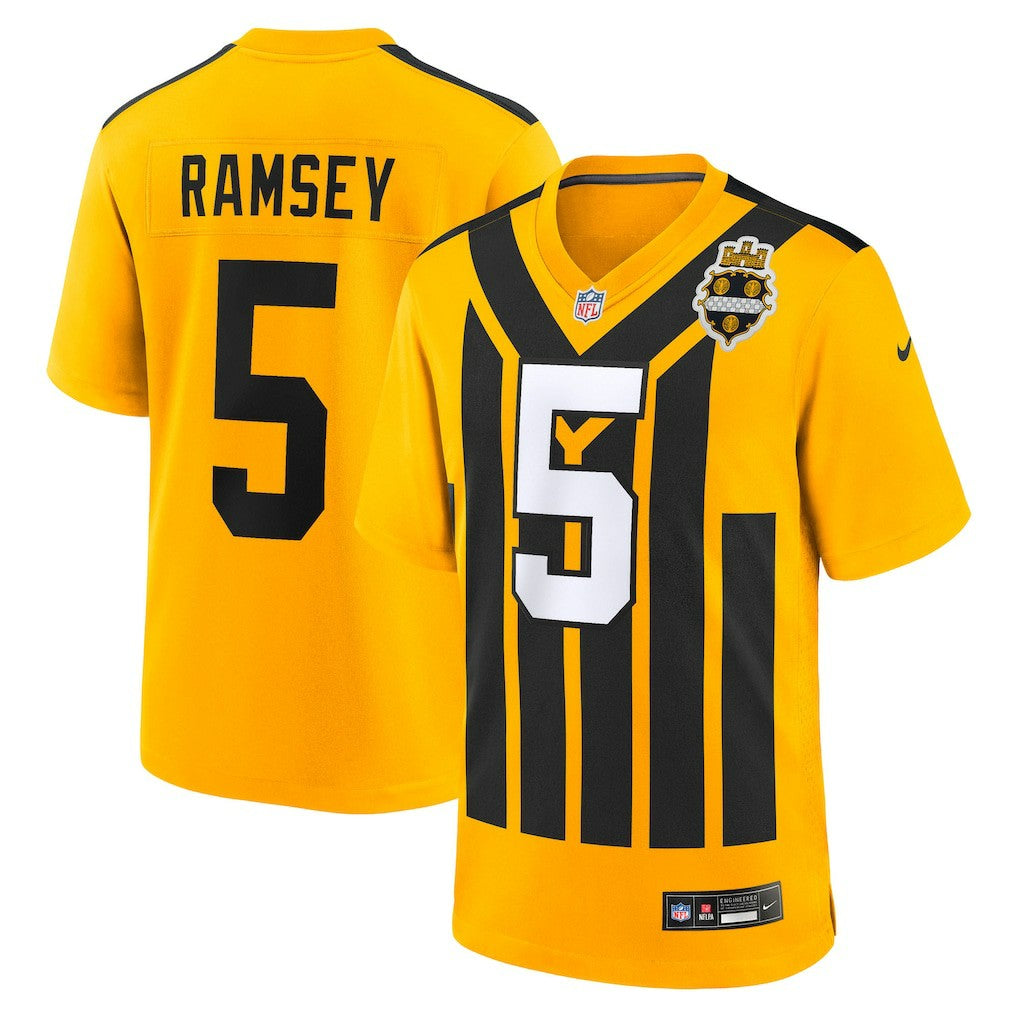 Jalen Ramsey Pittsburgh Steelers Alternate 1933 Throwback Game Jersey Gold - Nike