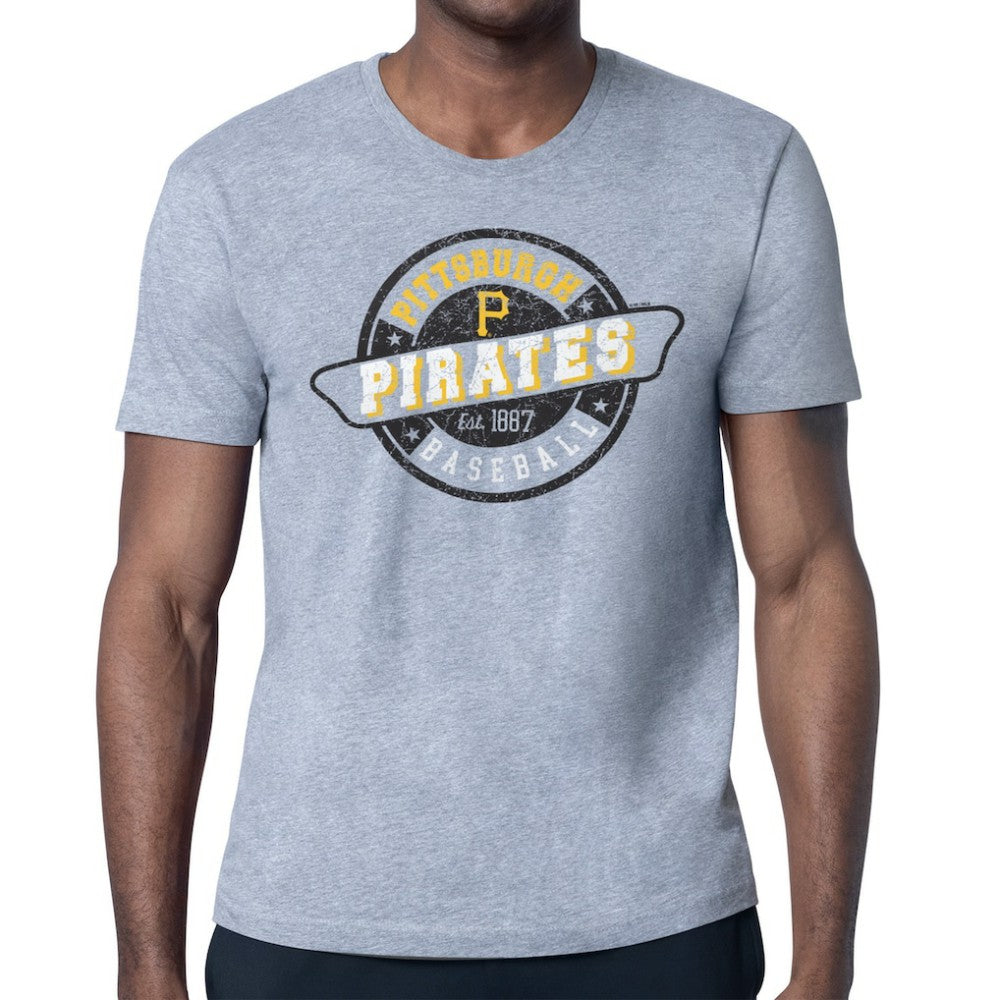 Pittsburgh Pirates Starter Route 66 Team Logo T-Shirt for sale