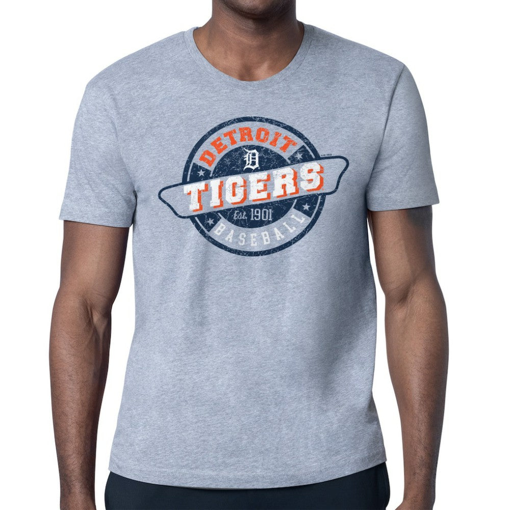 Detroit Tigers Starter Route 66 Team Logo T-Shirt On Sale