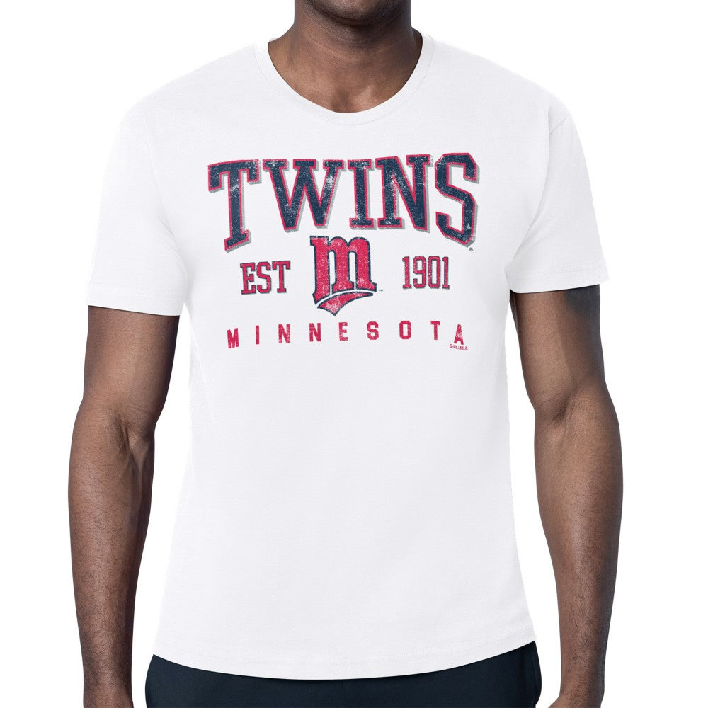 Minnesota Twins Starter Distressed Logo T-Shirt discount