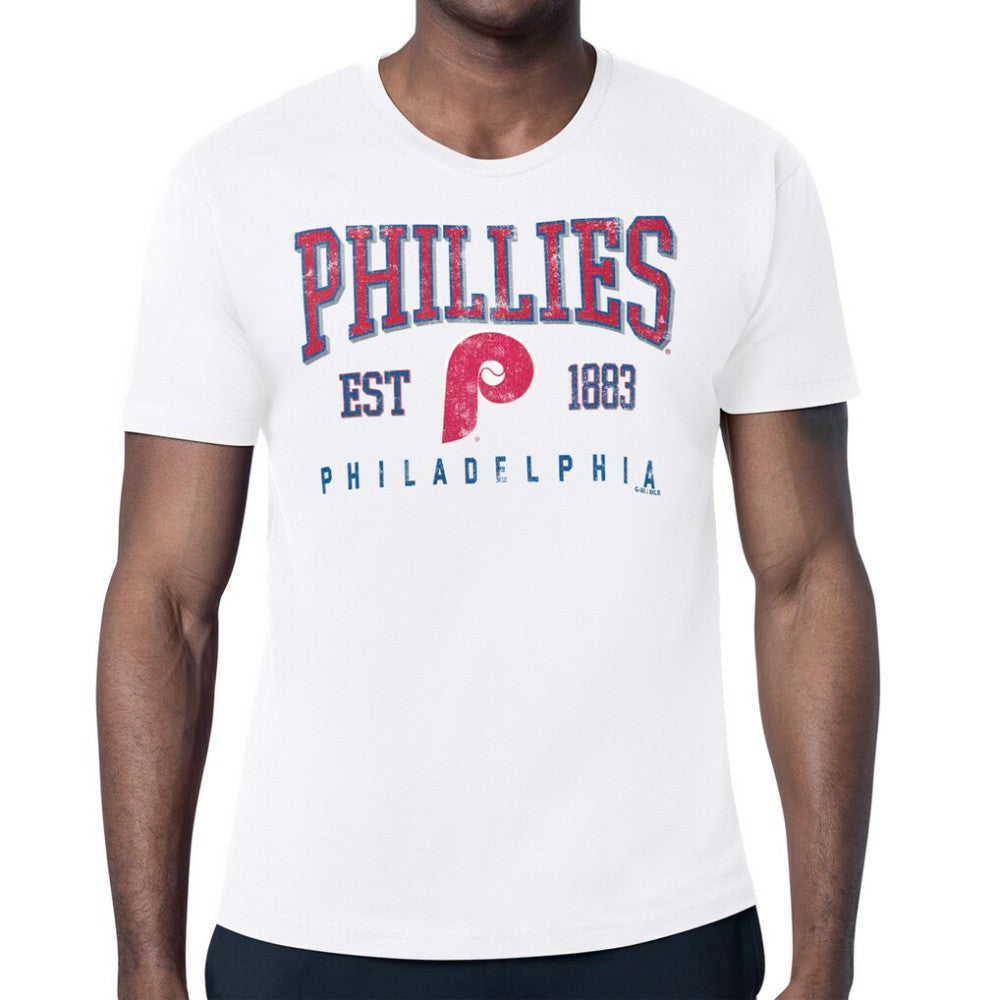 Philadelphia Phillies Starter Distressed Logo T-Shirt for sale