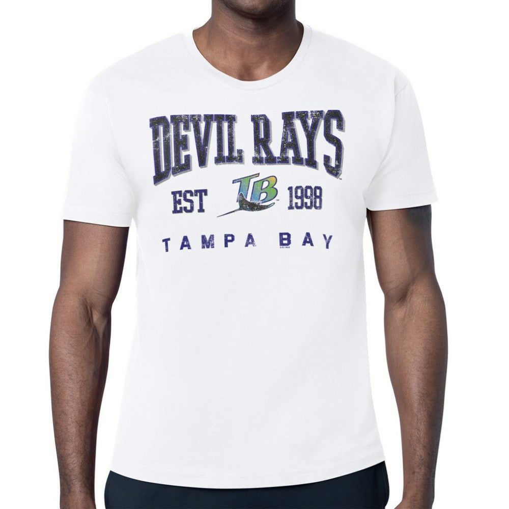 Tampa Bay Rays Starter Distressed Logo T-Shirt Clearance