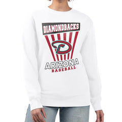 Arizona Diamondbacks Starter Women's Poster Print Team Fleece Pullover Sweatshirt Lifestyle