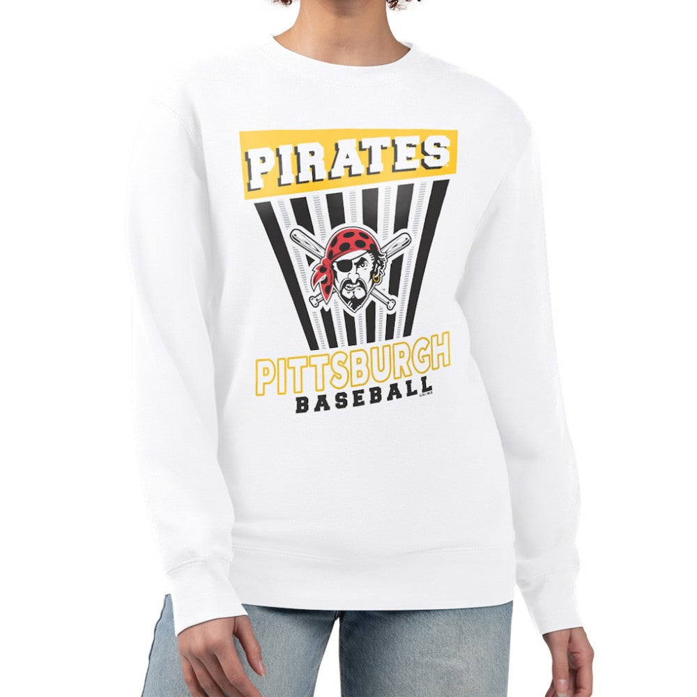 Pittsburgh Pirates Starter Women's Poster Print Team Fleece Pullover Sweatshirt for sale
