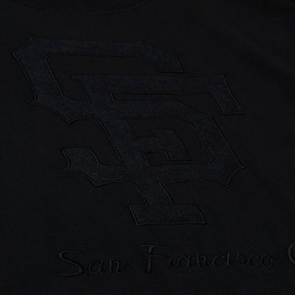 San Francisco Giants Mitchell & Ness Women's Cooperstown Collection Phantom Cropped T-Shirt Clearance