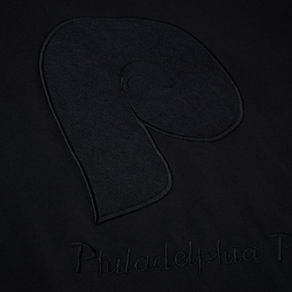 Philadelphia Phillies Mitchell & Ness Women's Cooperstown Collection Phantom Cropped T-Shirt Clearance