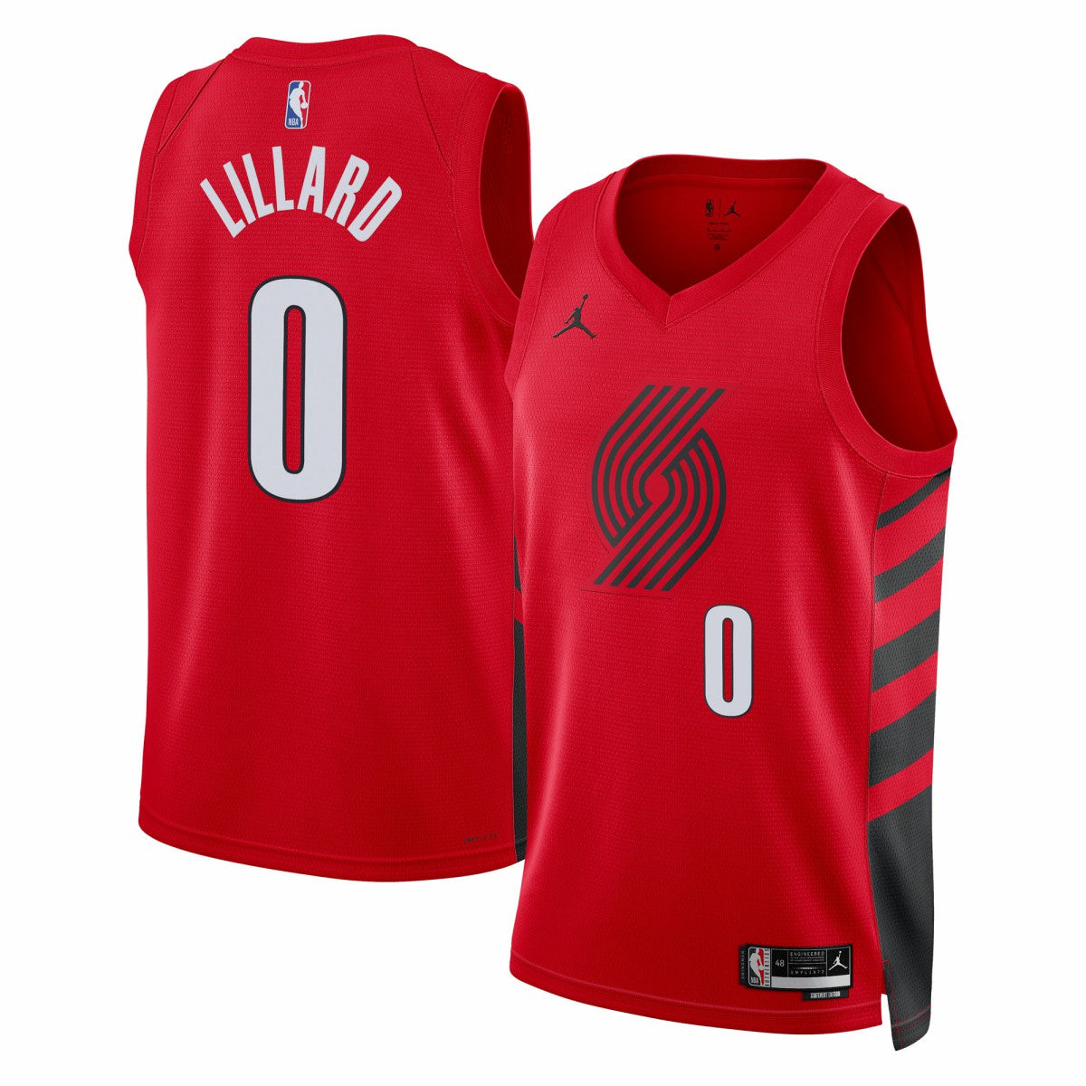 Damian Lillard Portland Trail Blazers Jordan Brand Unisex Swingman Jersey - Red - Statement Edition on sale | NBA Jerseys