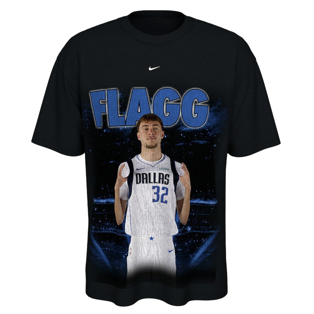 Nike - Cooper Flagg Dallas Mavericks Unisex New Faces x New Places T-Shirt - Black