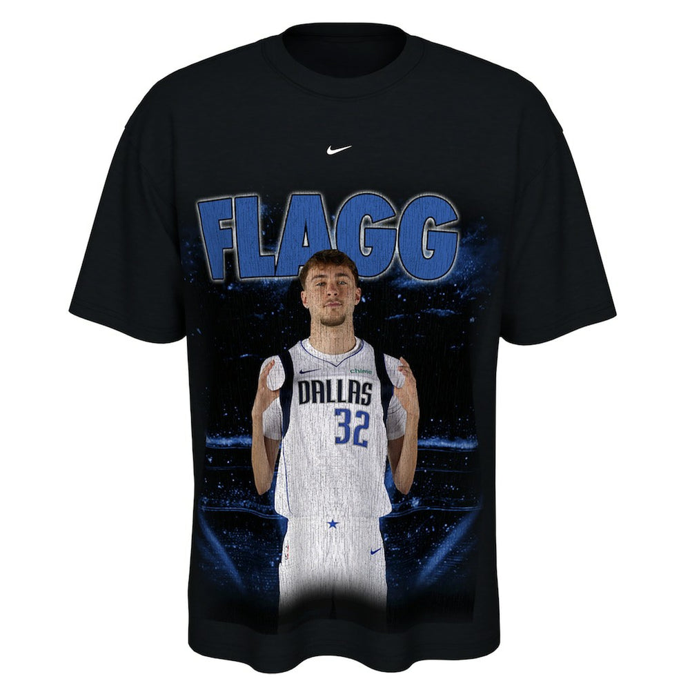 Nike - Cooper Flagg Dallas Mavericks Unisex New Faces x New Places T-Shirt - Black