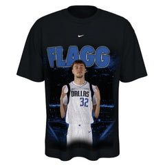 Nike - Cooper Flagg Dallas Mavericks Unisex New Faces x New Places T-Shirt - Black