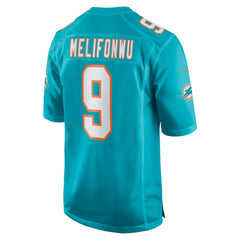 Ifeatu Melifonwu Miami Dolphins Team Game Jersey Aqua - Nike