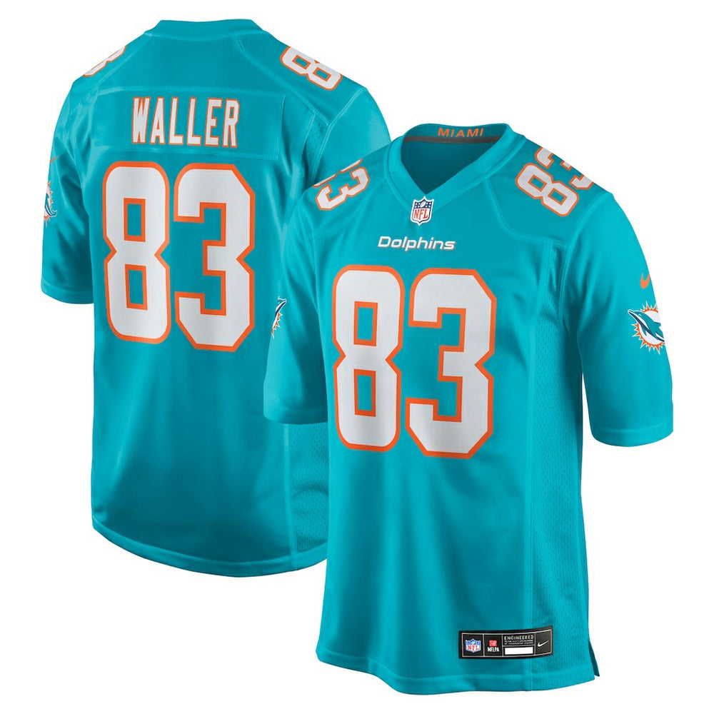 Darren Waller Miami Dolphins Team Game Jersey Aqua - Nike