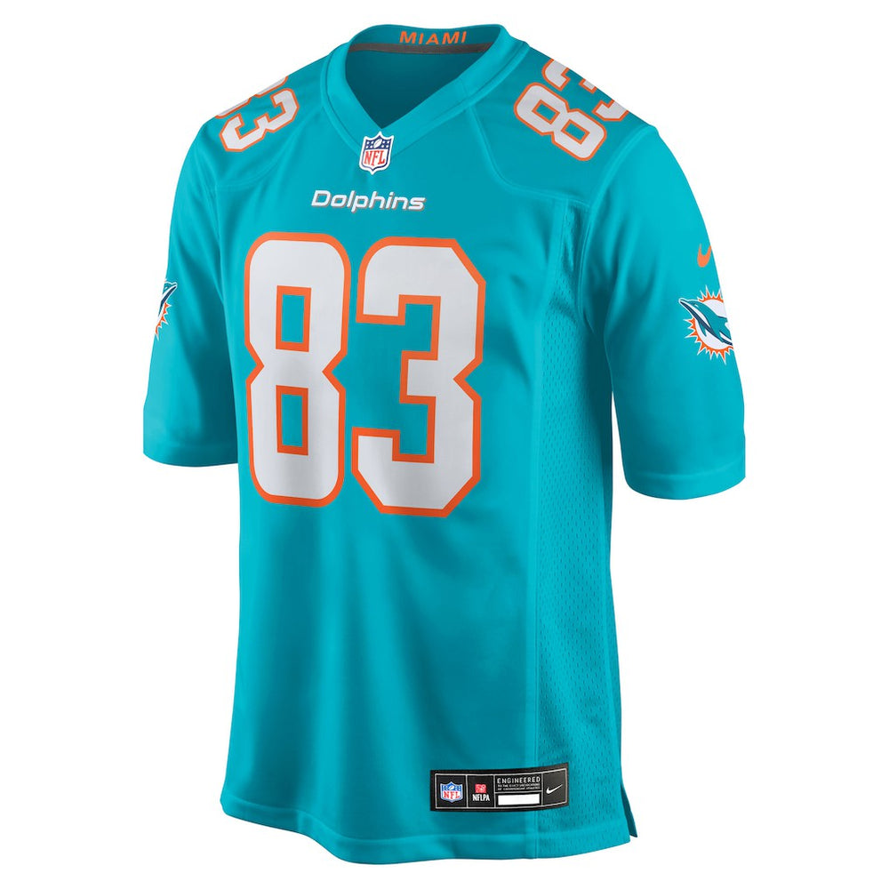 Darren Waller Miami Dolphins Team Game Jersey Aqua - Nike