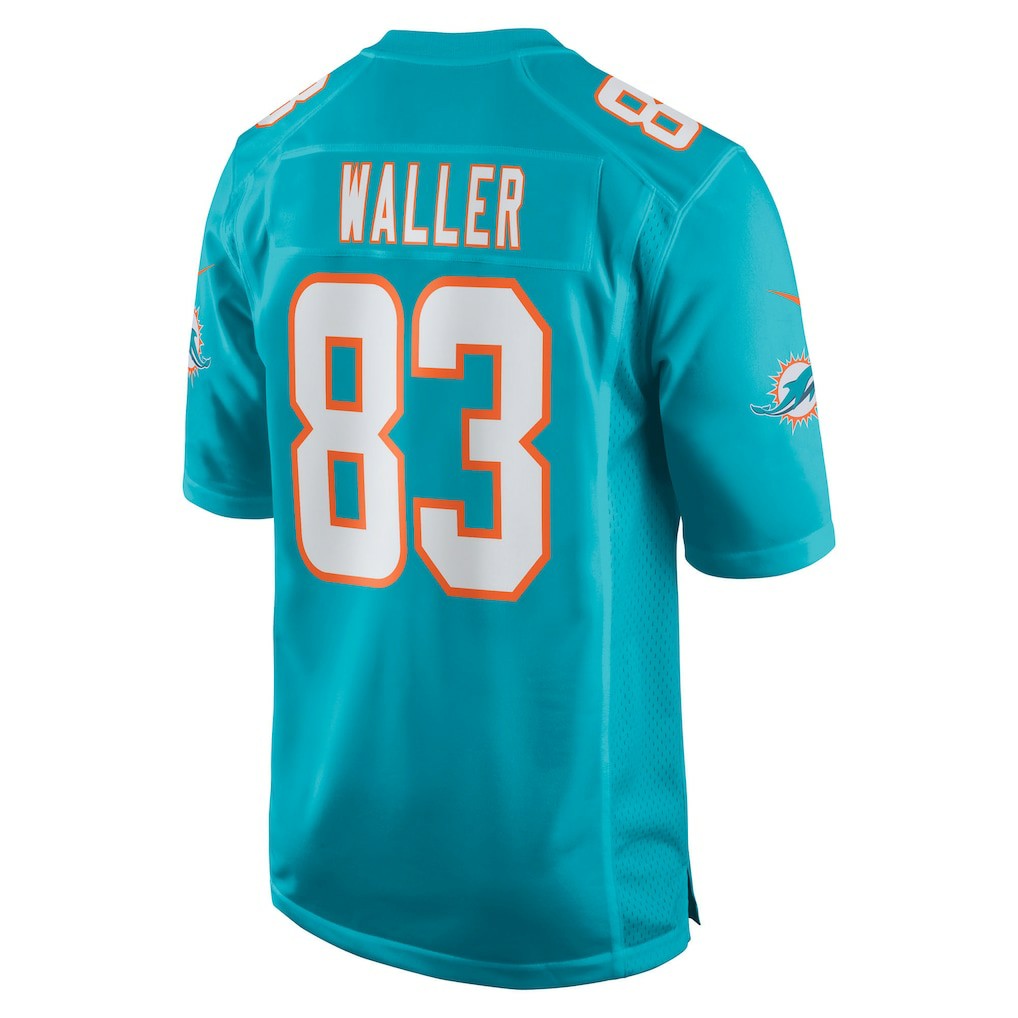 Darren Waller Miami Dolphins Team Game Jersey Aqua - Nike