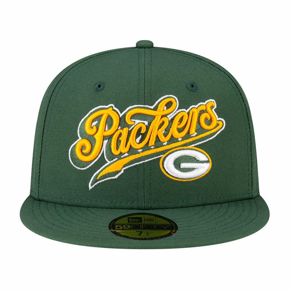 Green Bay Packers New Era Born x Raised 59FIFTY Fitted Hat Green - NFL