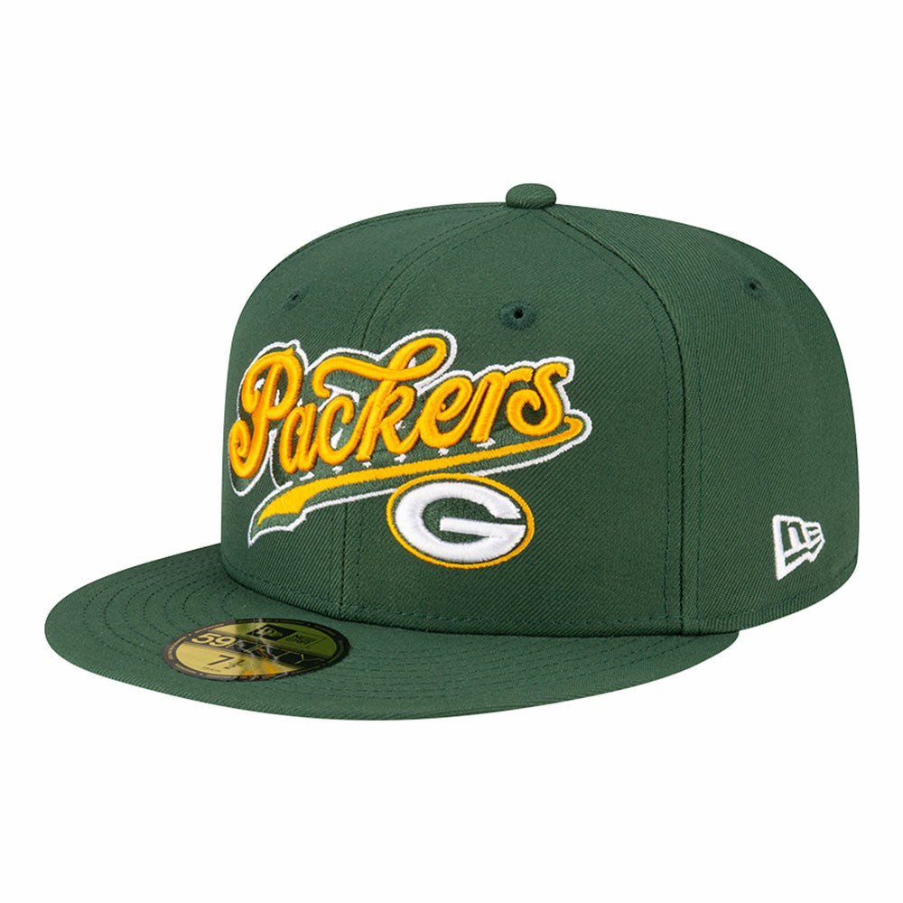 Green Bay Packers New Era Born x Raised 59FIFTY Fitted Hat Green - NFL