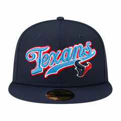 Houston Texans New Era Born x Raised 59FIFTY Fitted Hat Navy - NFL