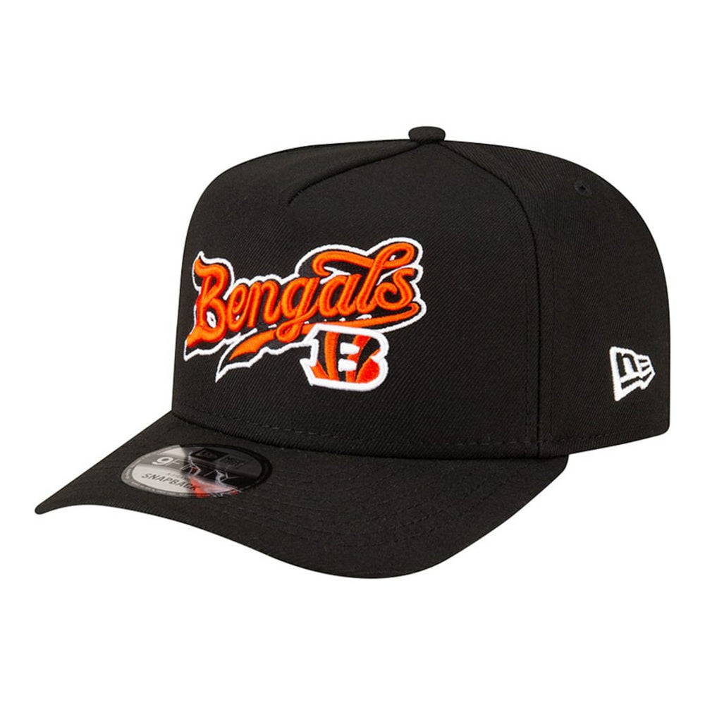 Cincinnati Bengals New Era Born x Raised A-Frame 9FIFTY Snapback Hat Black - NFL