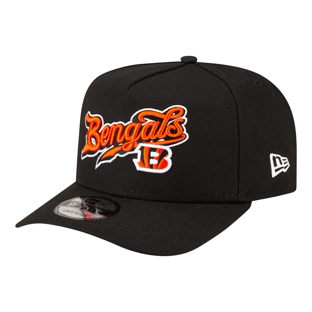 Cincinnati Bengals New Era Born x Raised A-Frame 9FIFTY Snapback Hat Black - NFL