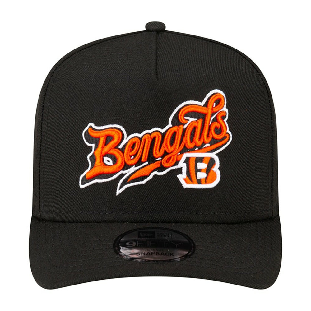 Cincinnati Bengals New Era Born x Raised A-Frame 9FIFTY Snapback Hat Black - NFL