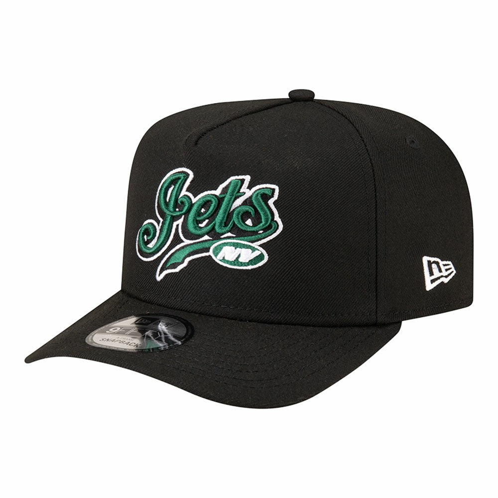 New York Jets New Era Born x Raised A-Frame 9FIFTY Snapback Hat Black - NFL
