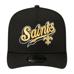 New Orleans Saints New Era Born x Raised A-Frame 9FIFTY Snapback Hat Black - NFL