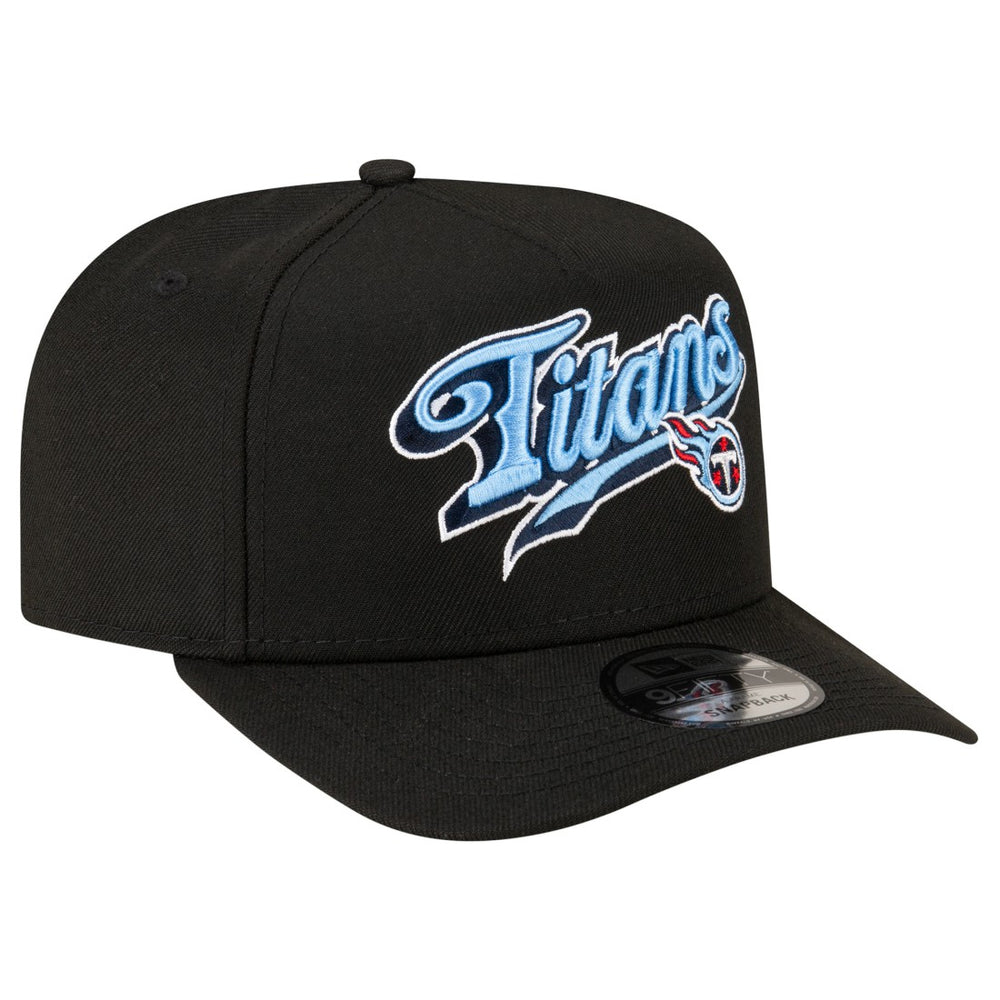 Tennessee Titans New Era Born x Raised A-Frame 9FIFTY Snapback Hat Black - NFL