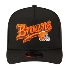Cleveland Browns New Era Born x Raised A-Frame 9FIFTY Snapback Hat Black - NFL