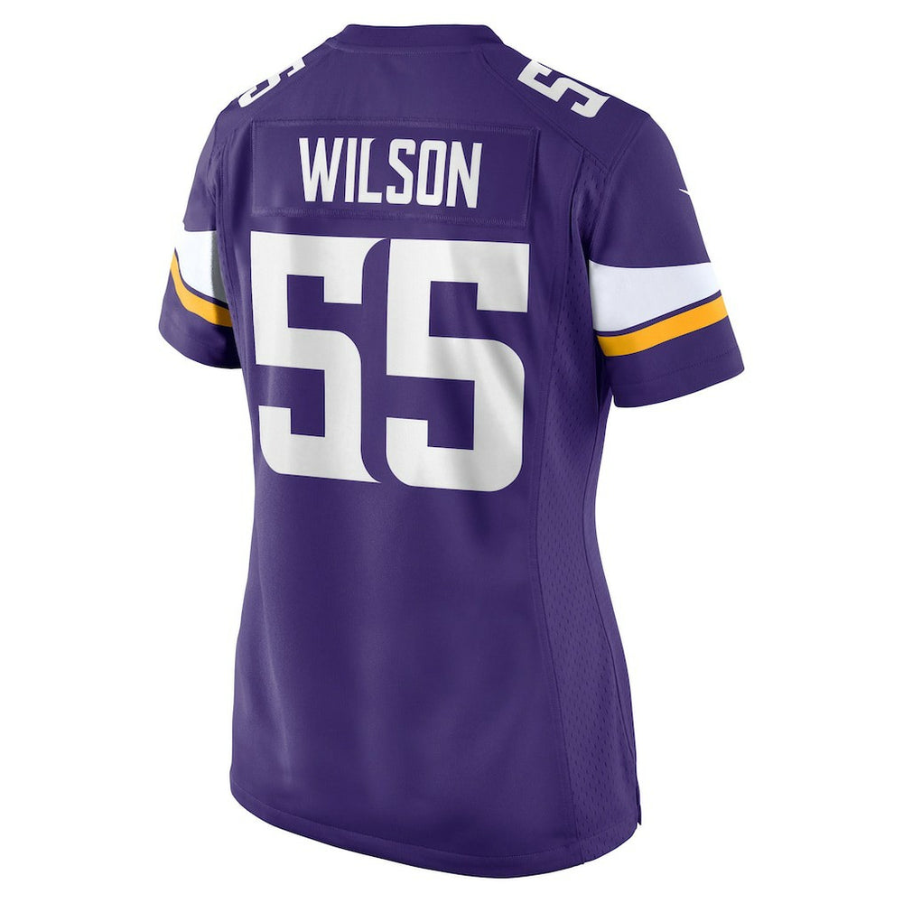 Eric Wilson Minnesota Vikings Women's Team Game Jersey Purple - Nike