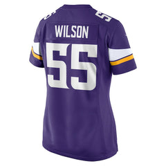 Eric Wilson Minnesota Vikings Women's Team Game Jersey Purple - Nike