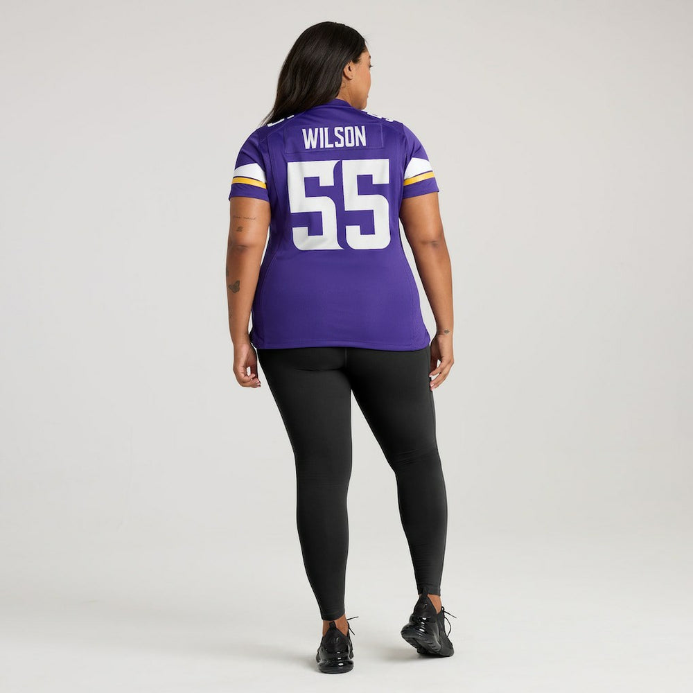 Eric Wilson Minnesota Vikings Women's Team Game Jersey Purple - Nike