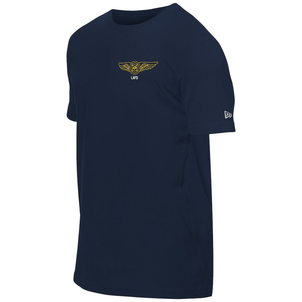 Los Angeles Rams x LAFD New Era Air Ops T-Shirt Navy - NFL