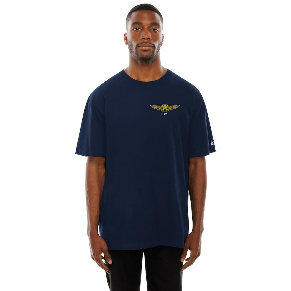 Los Angeles Rams x LAFD New Era Air Ops T-Shirt Navy - NFL
