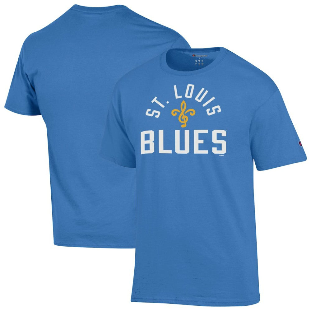 St. Louis Blues - Champion Jersey T-Shirt Blue