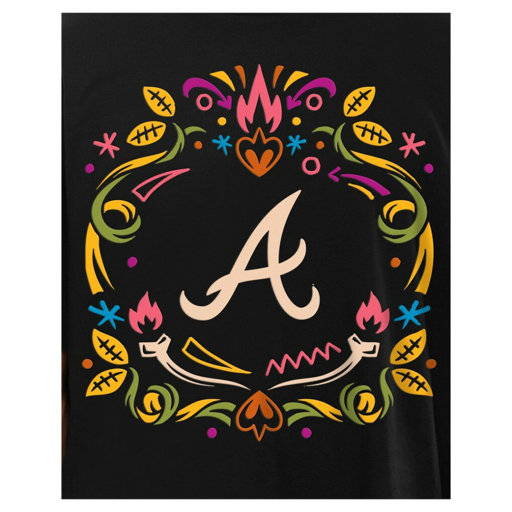 Atlanta Braves New Era Día de los Muertos T-Shirt Lifestyle