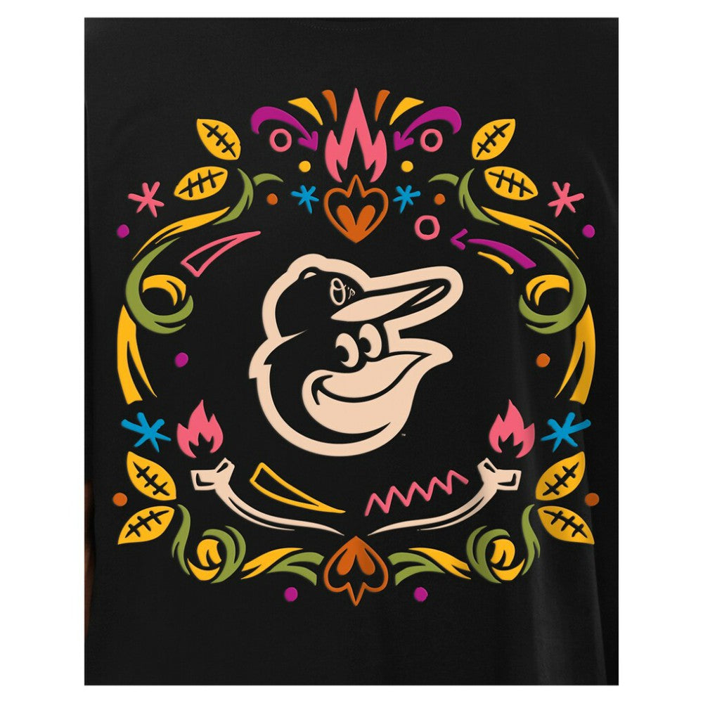 Baltimore Orioles New Era Día de los Muertos T-Shirt Lifestyle