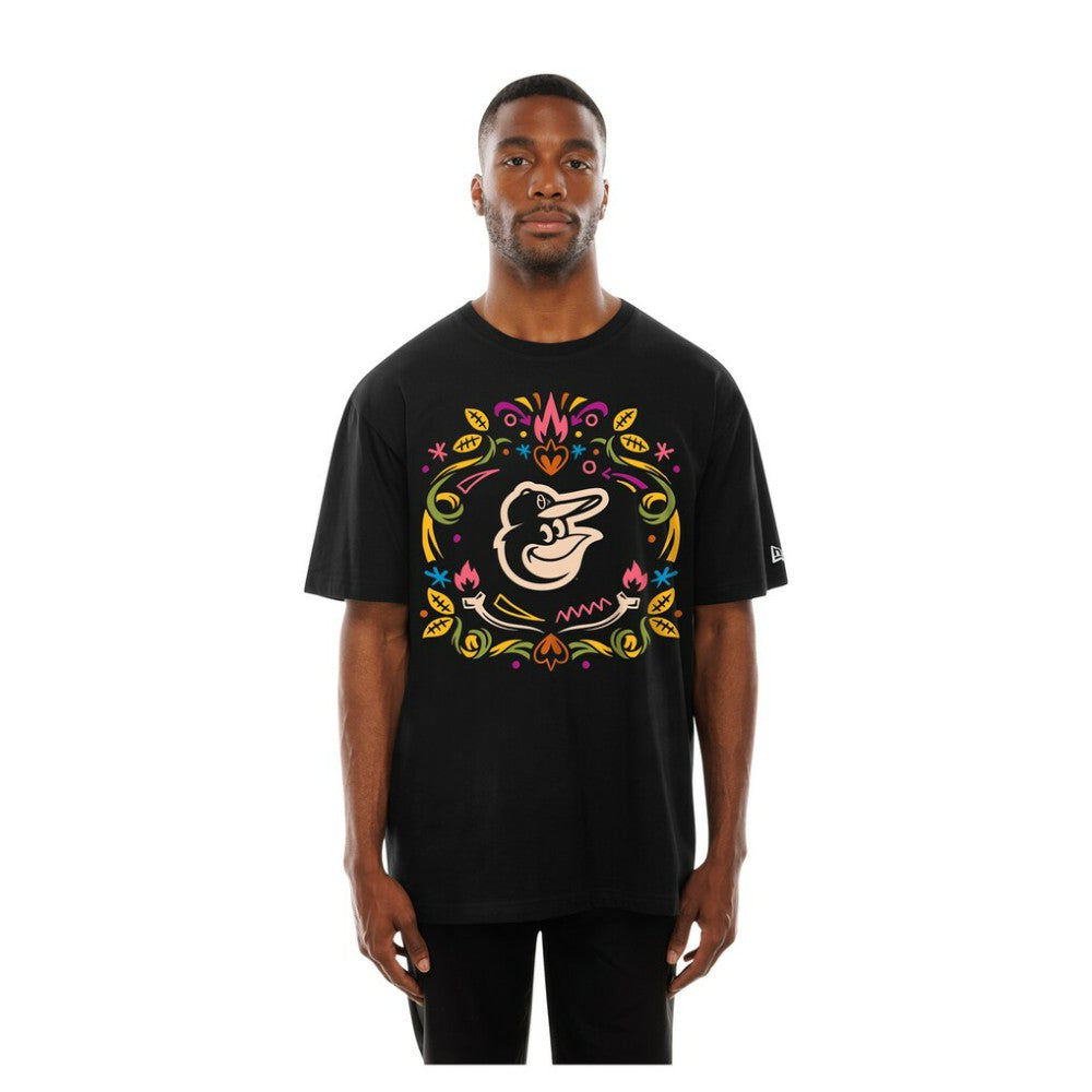 Baltimore Orioles New Era Día de los Muertos T-Shirt Lifestyle
