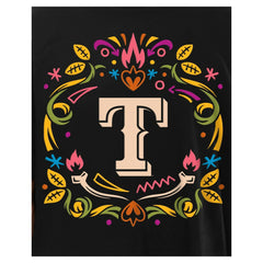 Texas Rangers New Era Día de los Muertos T-Shirt On Sale