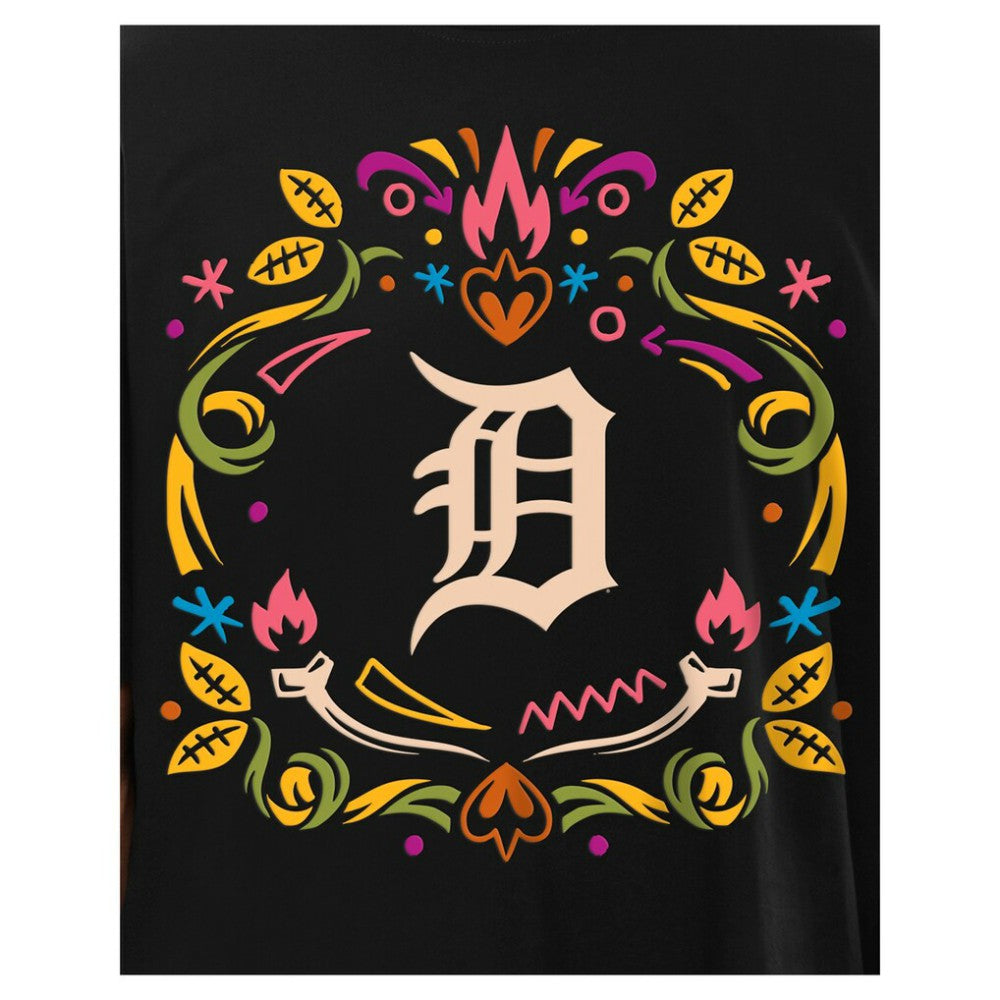 Detroit Tigers New Era Día de los Muertos T-Shirt discount