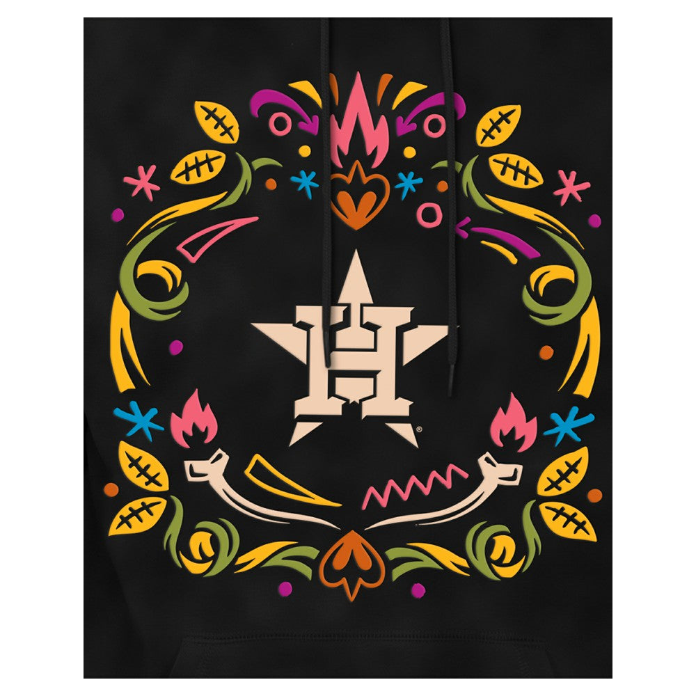 Houston Astros New Era Día de los Muertos Brushed Fleece Hoodie On Sale
