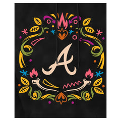 Atlanta Braves New Era Día de los Muertos Brushed Fleece Hoodie On Sale