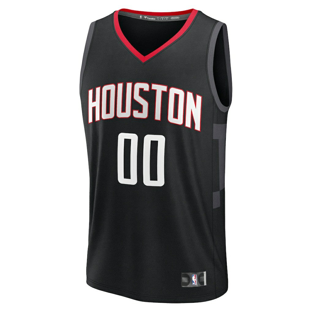 Fanatics - Houston Rockets Youth Fast Break Custom Jersey - Statement Edition - Black