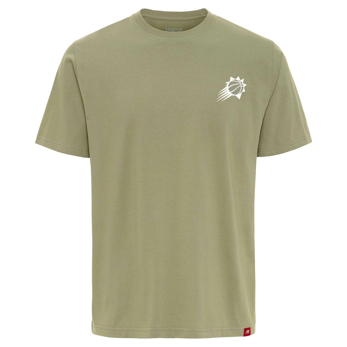 NBA - Phoenix Suns Sportiqe Unisex Athletic Club Collection Duke Relaxed Fit Premium T-Shirt - Olive