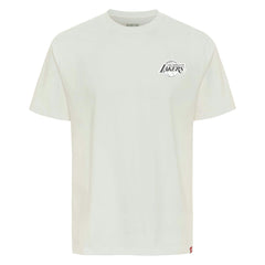 NBA - Los Angeles Lakers Sportiqe Unisex Athletic Club Collection Duke Relaxed Fit Premium T-Shirt - Cream