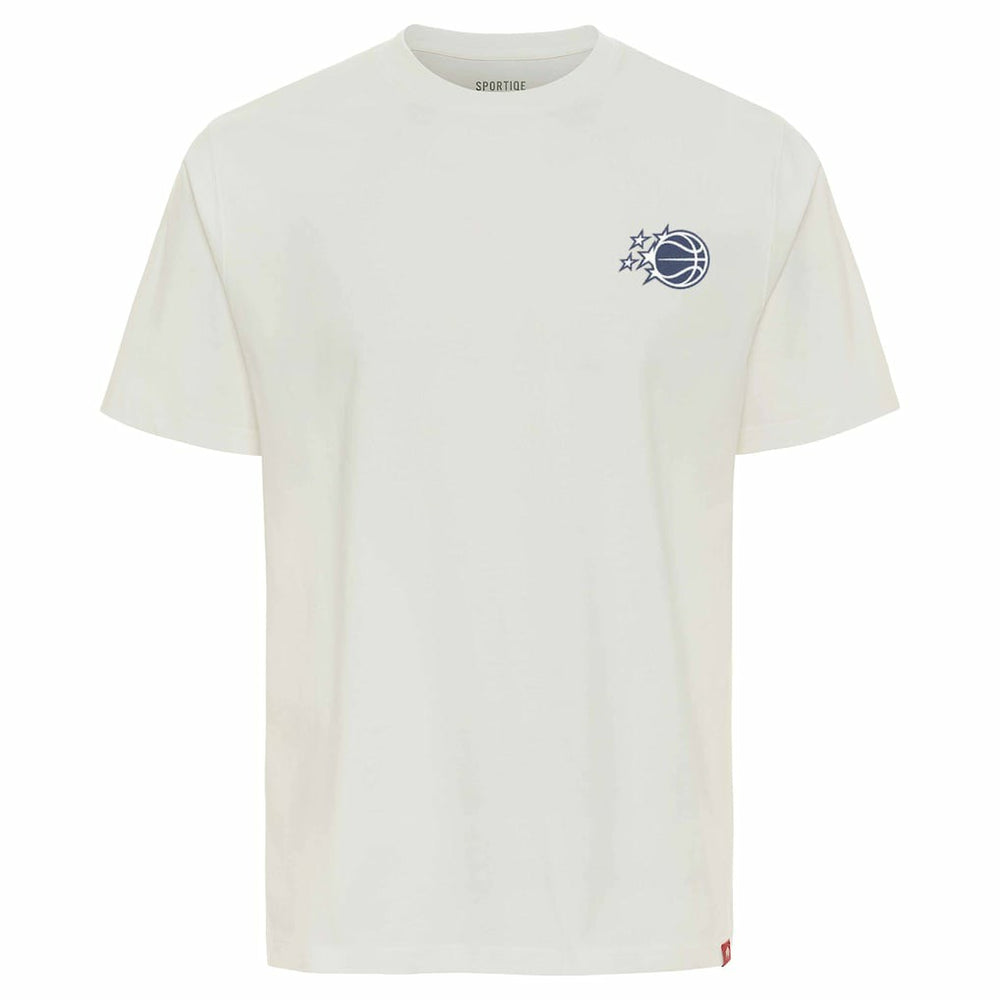 NBA - Orlando Magic Sportiqe Unisex Athletic Club Collection Duke Relaxed Fit Premium T-Shirt - Cream