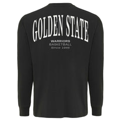 NBA - Golden State Warriors Sportiqe Unisex Athletic Club Collection Sherwood Relaxed Fit Premium Long-Sleeve T-Shirt - Anthracite