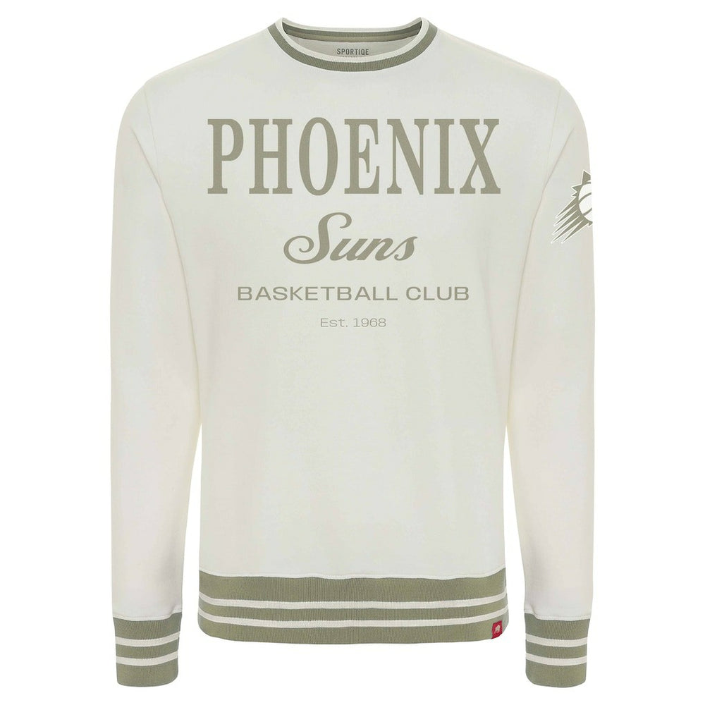 NBA - Phoenix Suns Sportiqe Unisex Athletic Club Collection Ellington Premium Sweatshirt - Cream