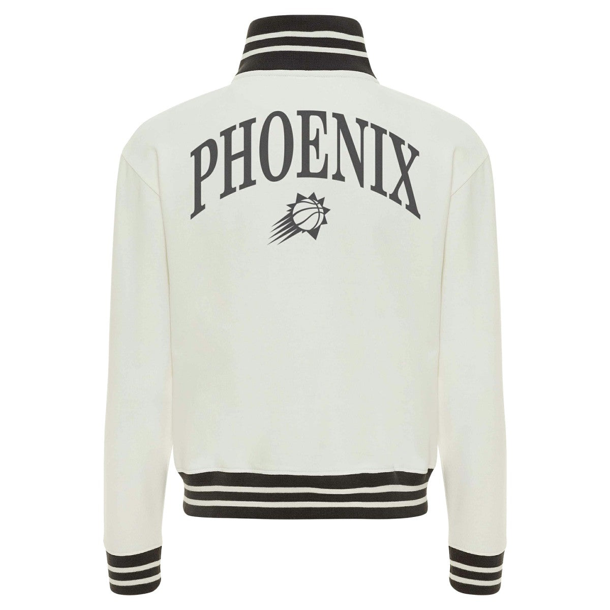 NBA - Phoenix Suns Sportiqe Women's Athletic Club Collection Sutton French Terry Full-Zip Jacket - Cream