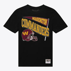 Washington Commanders Women's Team Dynamic Boyfriend T-Shirt Black - Mitchell & Ness